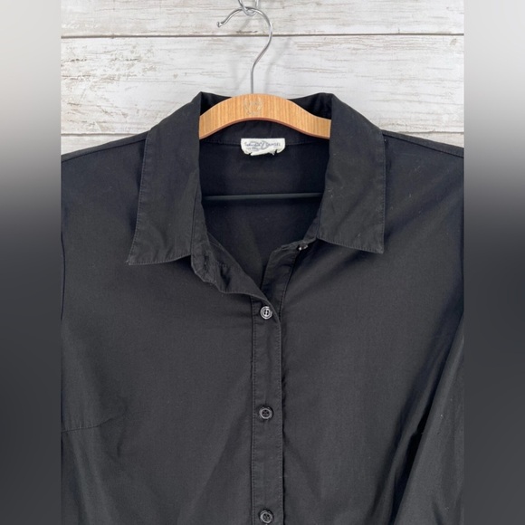 Splendid Black Shirt Dress - Picture 3 of 8